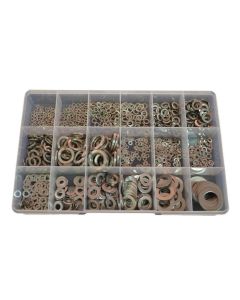 1050 Piece M3 M4 M5 M6 M8 M10 M12 M16 M20 Flat + Spring Washer Stainless G304 Assortment Grab Kit188