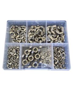 136 Piece M3 M4 M5 M6 M8 M10 M12 Wing Nut Stainless G316 Assortment Grab Kit18