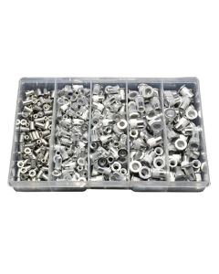 350 Piece M3 M4 M5 M6 Large Flange Nutsert Aluminium Assortment Grab Kit192