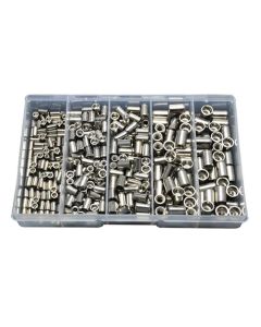 350 Piece M3 M4 M5 M6 Countersunk Nutsert Stainless G304 Assortment Grab Kit195