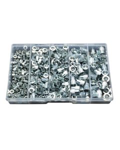 350 Piece M3 M4 M5 M6 AL Series Flange Nutsert Zinc Assortment Grab Kit196