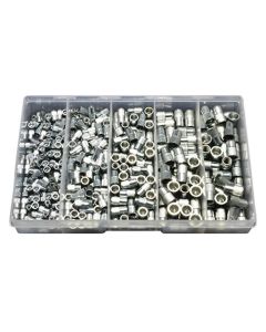 350 Piece M3 M4 M5 M6 Countersunk Nutsert Zinc Assortment Grab Kit197