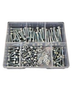 370 Piece M6 Socket Cap Nut Washer High Tensile Zinc Assortment Grab Kit19