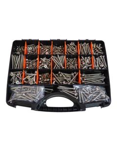 795 Piece 10g 12g 14g Pan + Countersunk Self Tapper Screw Stainless G316 Assortment Grab Kit210