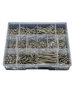 610 Piece 4g 6g 8g Pan Self Tapper Screw Stainless G316 Assortment Grab Kit212