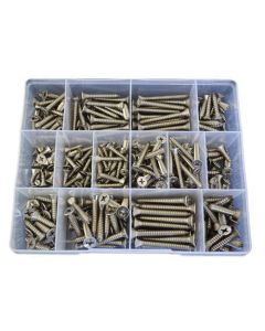 305 Piece 10g 12g 14g Countersunk Self Tapper Screw Stainless G304 Assortment Grab Kit258