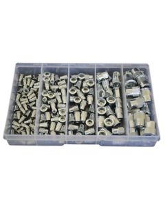 145 Piece M3 M4 M5 M6 M8 AL Series Flange Nutsert Zinc Assortment Grab Kit260