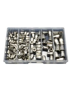 135 Piece M4 M5 M6 M8 M10 Large Flange Nutsert Stainless G304 Assortment Grab Kit261