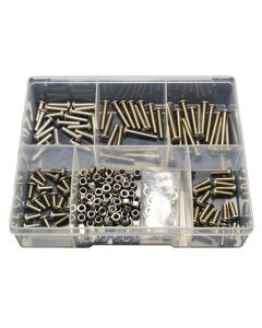 270 Piece M5 Button Socket Nut Washer Stainless G304 Assortment Grab Kit262