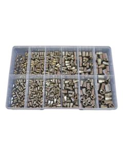 480 Piece M3 M4 M5 M6 M8 M10 Large Flange + Countersunk Nutsert Stainless G304 Assortment Grab Kit263