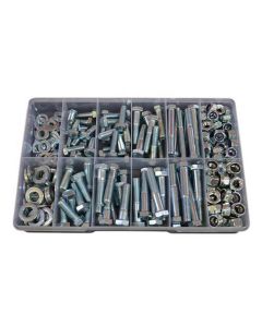 249 Piece M10 M12 Bolt Nut Washer Class 8.8 Zinc Assortment Grab Kit279