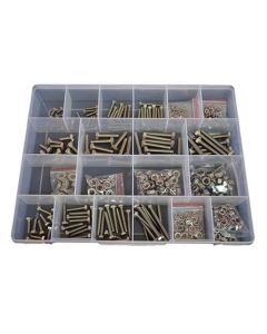 600 Piece M5 M6 M8 Bolt Nut Washer Stainless G304 Assortment Grab Kit282