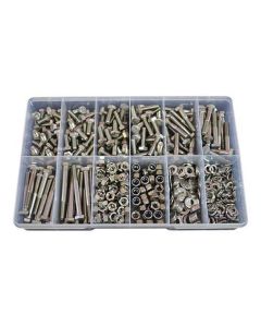 560 Piece M8 Bolt Nut Washer Stainless G304 Assortment Grab Kit283