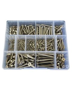 345 Piece M3 M4 M5 M6 Countersunk Machine Screw Stainless G316 Assortment Grab Kit45