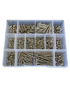 610 Piece 4g 6g 8g Countersunk Self Tapper Screw Stainless G316 Assortment Grab Kit60