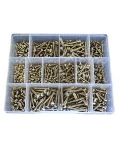 540 Piece 6g 8g 10g Pan Self Tapper Screw Stainless G304 Assortment Grab Kit66