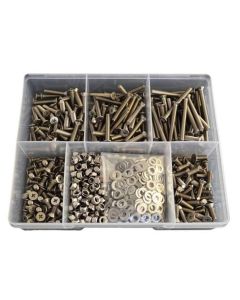 780 Piece M5 Countersunk Machine Screw Nut Washer Stainless G316 Assortment Grab Kit76