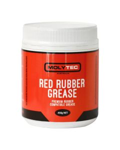 Red Rubber Grease 500g Tub Molytec M970