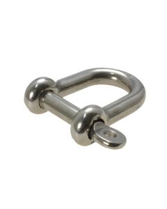 5mm x 20mm Stainless A4-70 G316 Captive Pin Dee Shackles