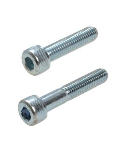 M2.5 x 0.45p Metric Coarse Zinc Class 12.9 Socket (2mm Key) Head Cap Screws DIN 912