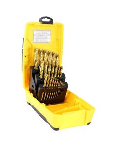 25 Pce 1mm - 13mm Metric Tuffbox HSS Jobber Drill Set Alpha SM25PB