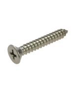 12g (5.50mm) Stainless A4-70 G316 Countersunk Phillips (PH3) Self Tapping Screws ANSI B18.6.4