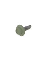 10g (4.80mm) x 16mm Pale Eucalypt Hex Flange (5/16") Metal Self Drilling Fencing Screw Galvanised