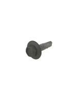 10g (4.80mm) x 16mm Woodland Grey Hex Flange (5/16") Metal Self Drilling Fencing Screw Galvanised