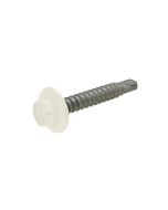 10g (4.80mm) x 25mm Surfmist Hex Flange (5/16") Metal Self Drilling Cladding Screw Galvanised