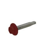 12g (5.50mm) x 20mm NEO Manor Red Hex Flange (5/16") Metal Self Drilling Shed Screw Galvanised