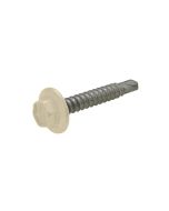 12g (5.50mm) x 20mm NEO Paperbark Hex Flange (5/16") Metal Self Drilling Shed Screw Galvanised