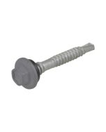 12g (5.50mm) x 51mm NEO Basalt Hex Flange (5/16") Metal Top Grip Roofing Screw Galvanised