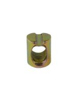 M6 x 9.8mm (D) x 10mm (L) Metric Coarse Zinc Cross Dowel Slotted JCB Barrel Nuts Low Tensile