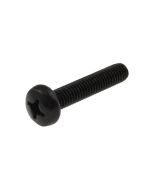 M3 x 0.50p Metric Coarse Black Zinc Pan Phillips (PH1) Machine Screws AS 1427