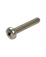 M8 x 1.25p Metric Coarse Stainless A2-70 G304 Pan Phillips (PH4) Machine Screws DIN 7985