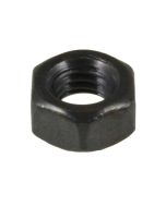 M3 x 0.50p Metric Coarse Black Zinc Hex Standard Nuts Low Tensile AS1112