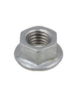 M16 x 2.00p Metric Coarse Galvanised Class 8 Hex Flange Serrated Nuts High Tensile DIN 6923