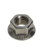 M10 x 1.50p Metric Coarse Stainless A2-70 G304 Hex Flange Serrated Nuts DIN 6923