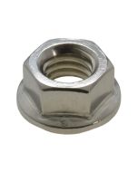 #8-32 x 32 TPI UNC Coarse Stainless A2-70 G304 Hex Flange Serrated Nuts DIN 6923