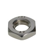 M10 x 1.25p Metric Fine Stainless A2-70 G304 Hex Thin Lock Nuts DIN 439