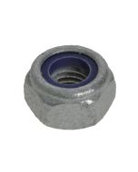 M12 x 1.75p Metric Coarse Mechancial Galvanised Class 6 Hex Nyloc Nuts High Tensile DIN 985