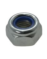 M10 x 1.25p Metric Fine Zinc Class 8 Hex Nyloc Nuts High Tensile DIN 985