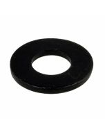 M3 (1/8") x 7mm x 0.5mm Black Zinc Flat Engineers Washers Low Tensile HEC Standard