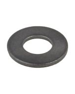 M12 (1/2") x 27.5mm x 2.25mm Plain Black Uncoated Heavy Washers Low Tensile HEC Standard