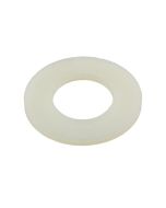 M8 (5/16") x 16mm x 1mm Natural Nylon Flat Washers HEC Standard