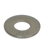 1/4" x 1-1/4" x 16g (M6 x 32mm x 1.6mm) Stainless A4-70 G316 Mudguard Fender Washers HEC Standard