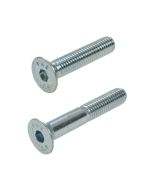 M12 x 1.75p Metric Coarse Zinc Class 12.9 Countersunk Head Socket (8mm Key) Screws DIN 7991