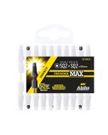 SQ2 x 65mm Alpha ThunderMAX Impact Double Ended Square Power Driver Bit - 10 Pack Handipak SQ265DSMH